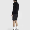 Shorts>Stone Island Nylon Bermuda Shorts Charcoal