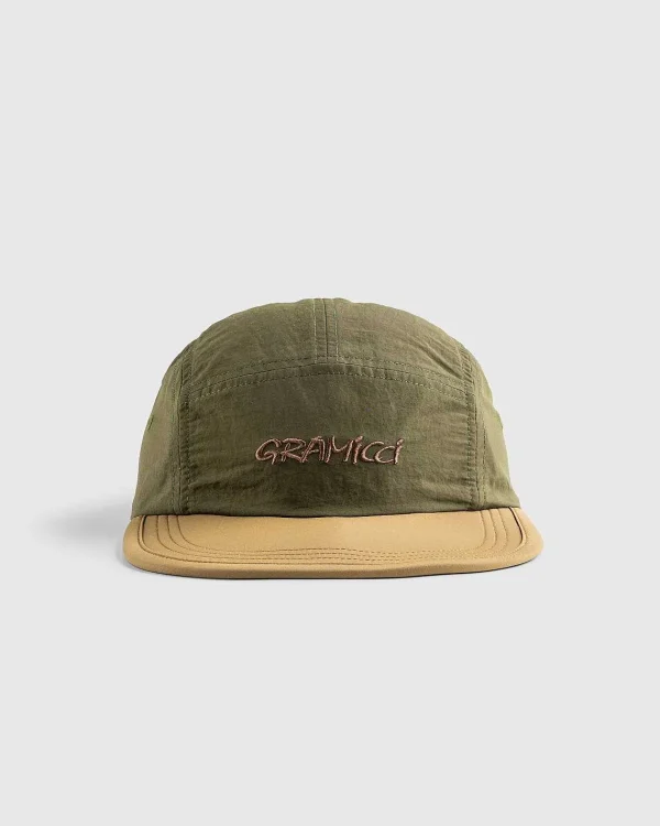 Hatte>Gramicci Nylon Cap Deep Olive Coyote