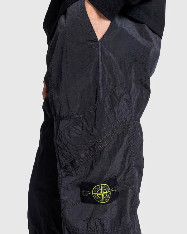 Bukser>Stone Island Nylon Cargo Bukser Charcoal