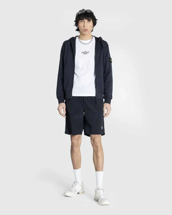 Shorts>Stone Island Nylon Metal Badeshorts Marinebla