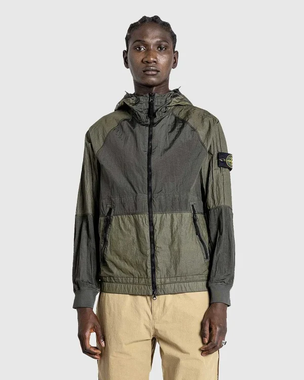 Overtøj>Stone Island Nylon Metal Haettejakke Musk