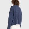 Strik>Martine Rose Oversized V-Hals Troje Indigo