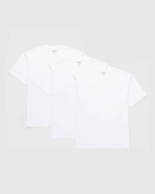 T-Shirts>Highsnobiety HS05 3 Pack T-Shirts Hvid