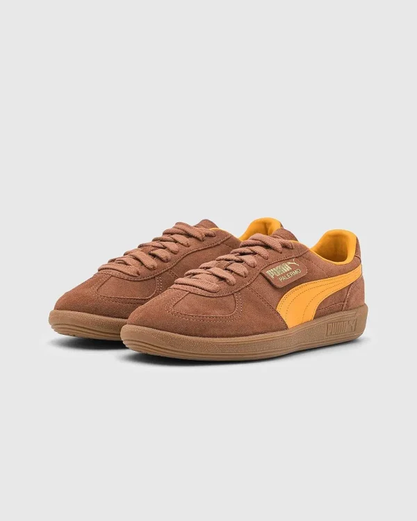 Sneakers>Puma Palermo Brun Svamp/Ingefaer Te