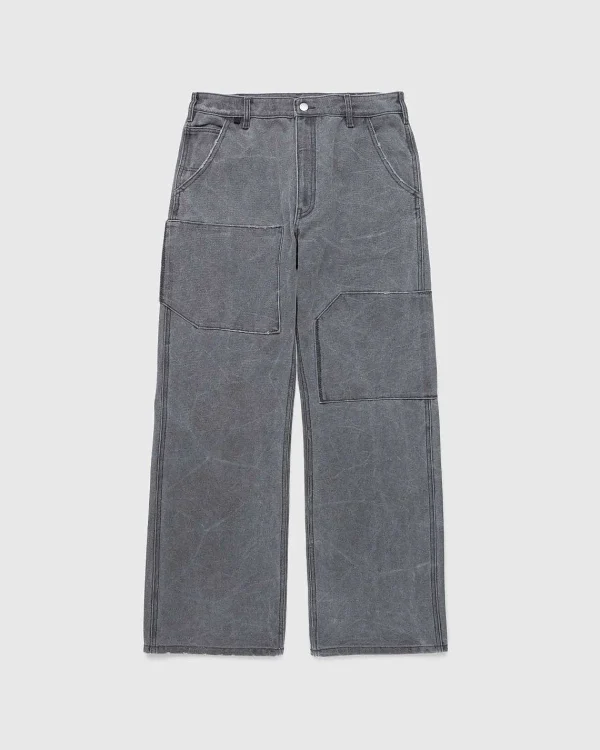 Bukser>Acne Studios Patch Canvas Bukser Carbon Grey