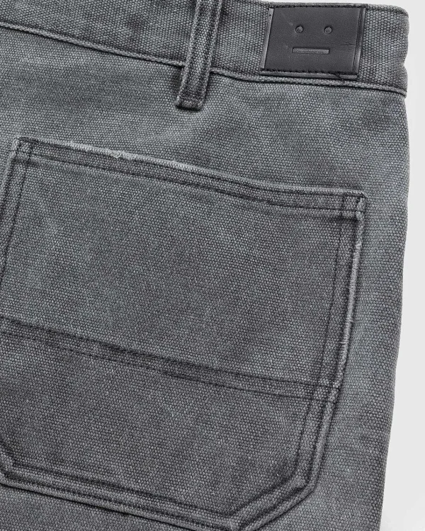 Bukser>Acne Studios Patch Canvas Bukser Carbon Grey