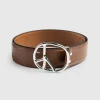 Bælter>Needles Peace Buckle Belt - Styr Lthr.