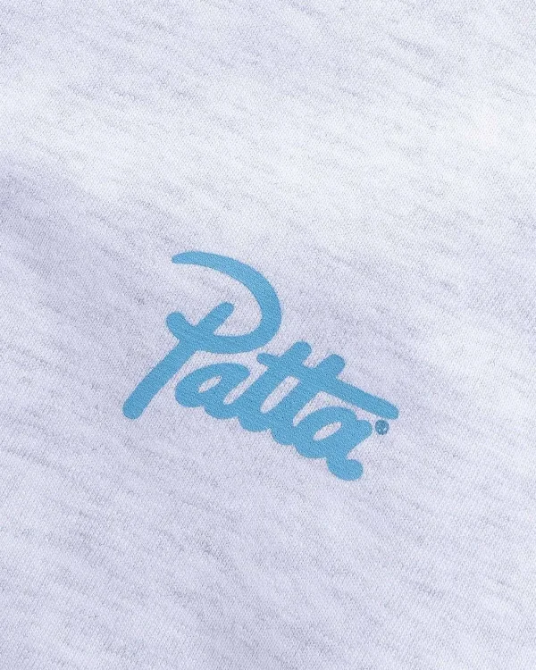 T-Shirts>Patta Perfect Hug T-Shirt Lysegra Melange