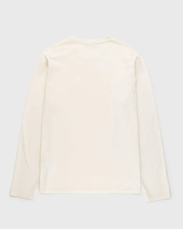 T-Shirts>Highsnobiety HS05 Pigmentfarvet Boxy Langaermet Jersey Natural