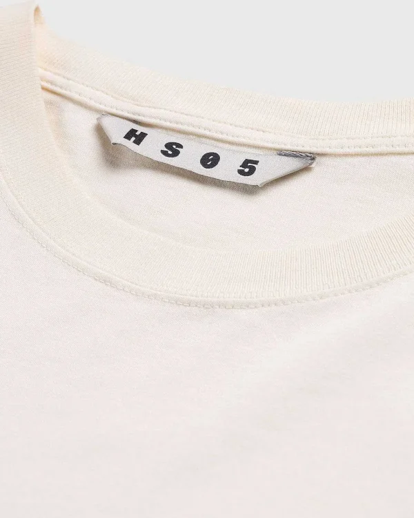 T-Shirts>Highsnobiety HS05 Pigmentfarvet Boxy Langaermet Jersey Natural