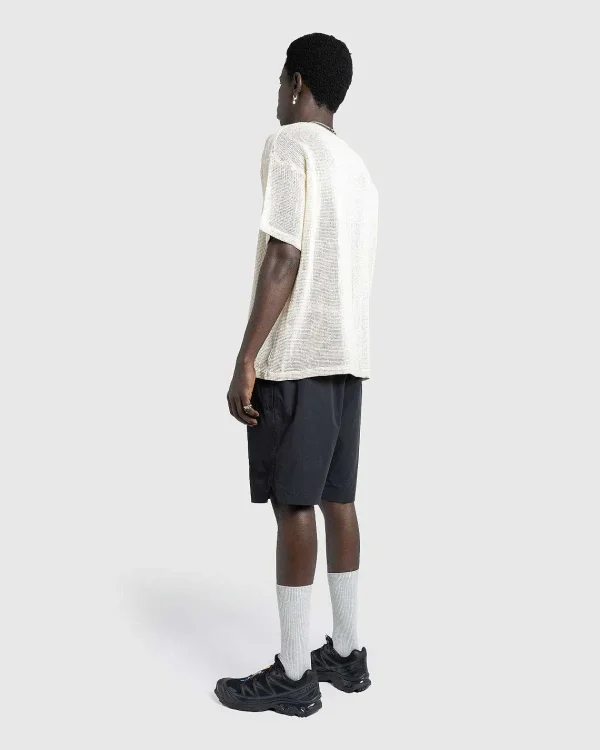 T-Shirts>Highsnobiety HS05 Pigmentfarvet Mesh T-Shirt Natural