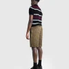 Shorts>Dries van Noten Piperi Shorts Khaki/Ombre