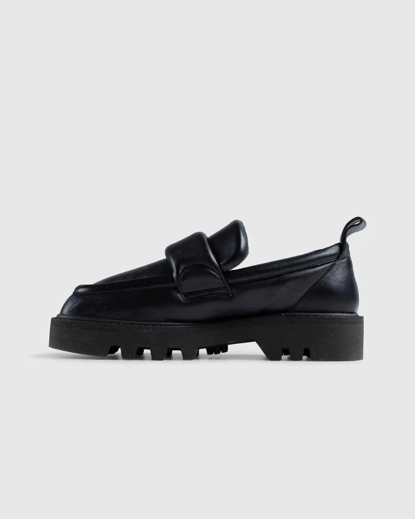 Sko>Dries van Noten Polstret Laeder Loafers Sort