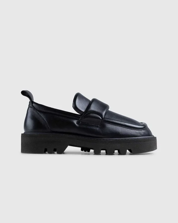 Sko>Dries van Noten Polstret Laeder Loafers Sort