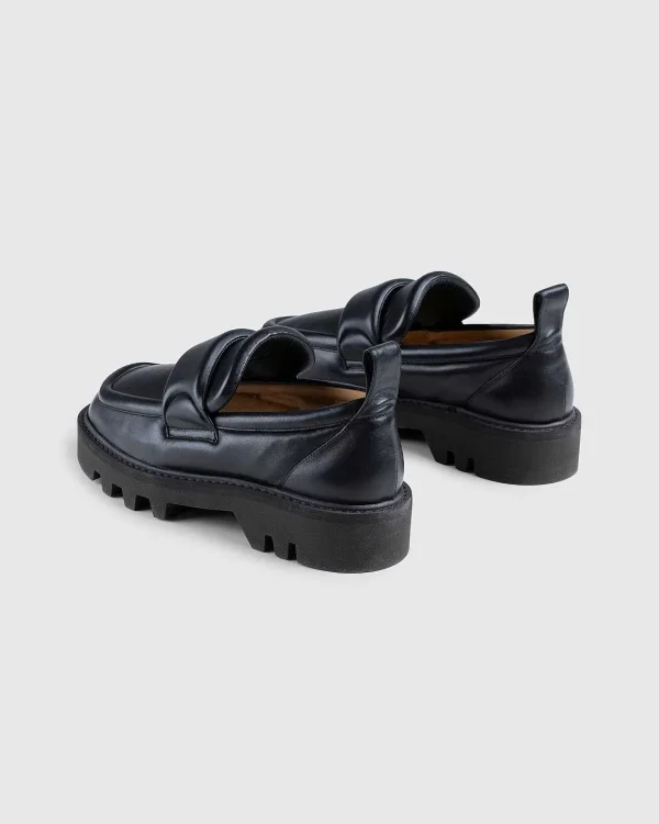 Sko>Dries van Noten Polstret Laeder Loafers Sort