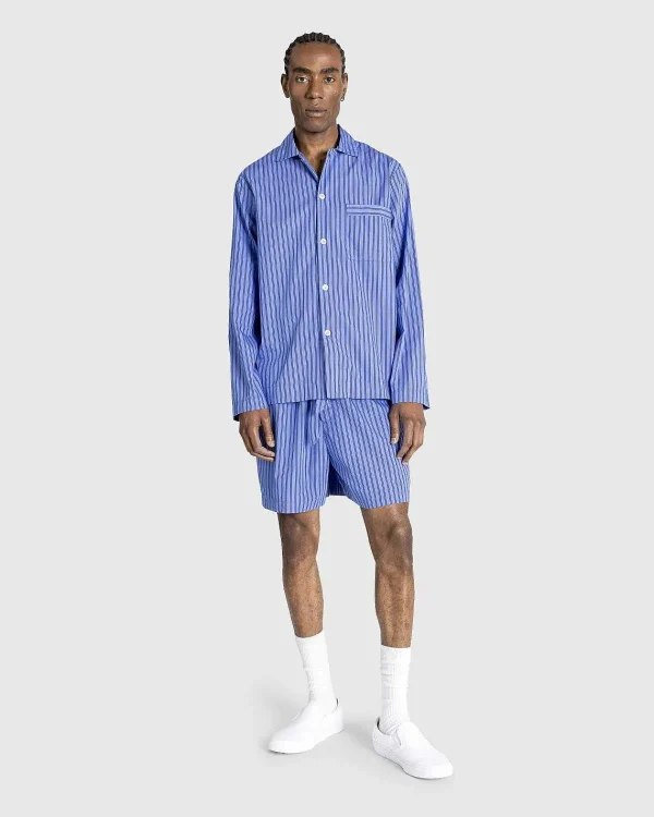 Undertøj>Tekla Poplin Pyjamas Shorts Boro Stripes