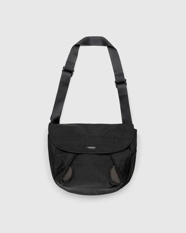 Tasker>AFFXWRKS Rabin Messenger Bag Sort/Skiferbrun