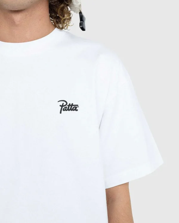 T-Shirts>Patta Reflect And Manifest Vasket T-Shirt Hvid