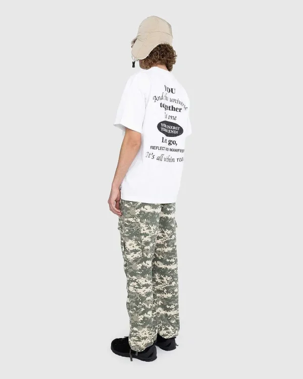 T-Shirts>Patta Reflect And Manifest Vasket T-Shirt Hvid