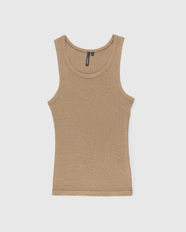 T-Shirts>Entire Studios Rib Tank Cork