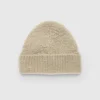 Vinter Tilbehør>Acne Studios Ribbet Beanie Beige