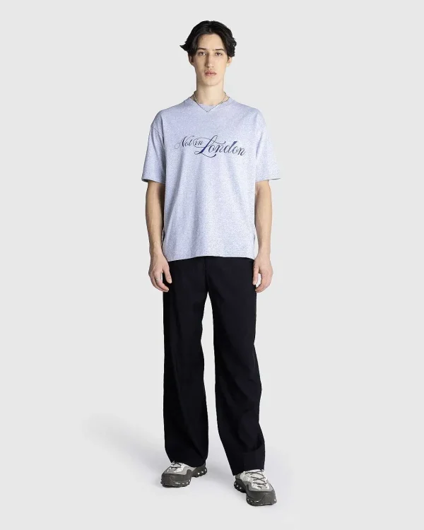 T-Shirts>Highsnobiety Script Logo T-Shirt Gra