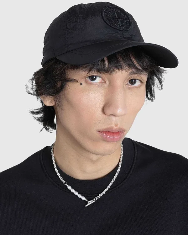 Hatte>Stone Island Seks Panel Cap Sort