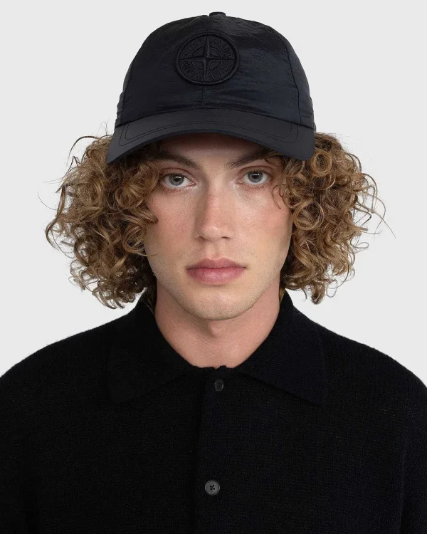 Hatte>Stone Island Seks Panel Cap Sort