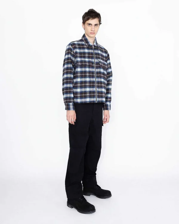 Skjorter>Highsnobiety HS05 Shaggy Plaid Shirt Brun/Bla