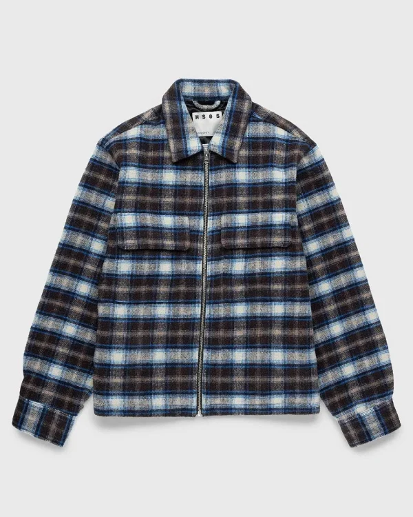 Skjorter>Highsnobiety HS05 Shaggy Plaid Shirt Brun/Bla