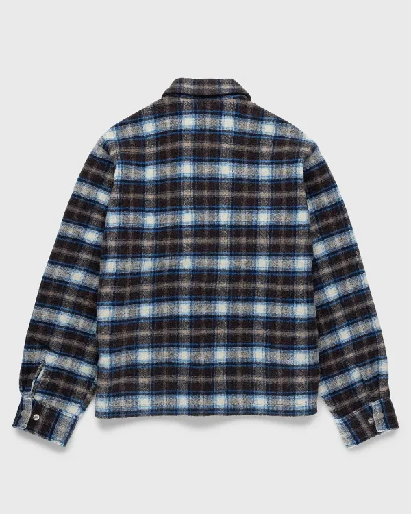 Skjorter>Highsnobiety HS05 Shaggy Plaid Shirt Brun/Bla