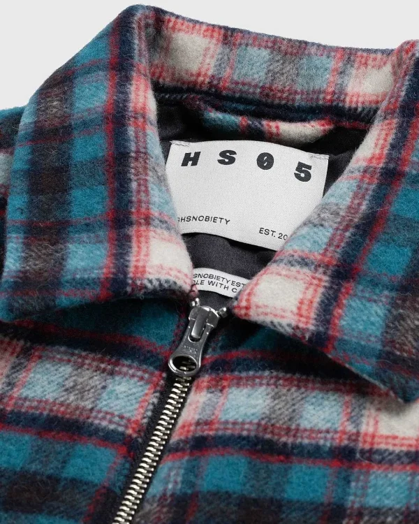 Skjorter>Highsnobiety HS05 Shaggy Plaid Skjorte Rod/Bla