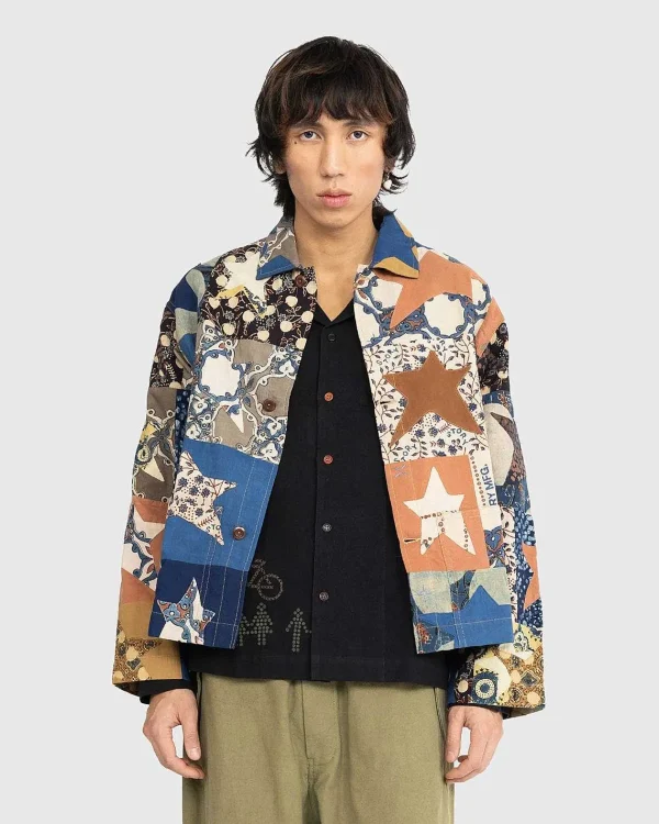 Overtøj>Story mfg. Short On Time Jacket Patchwork Multi