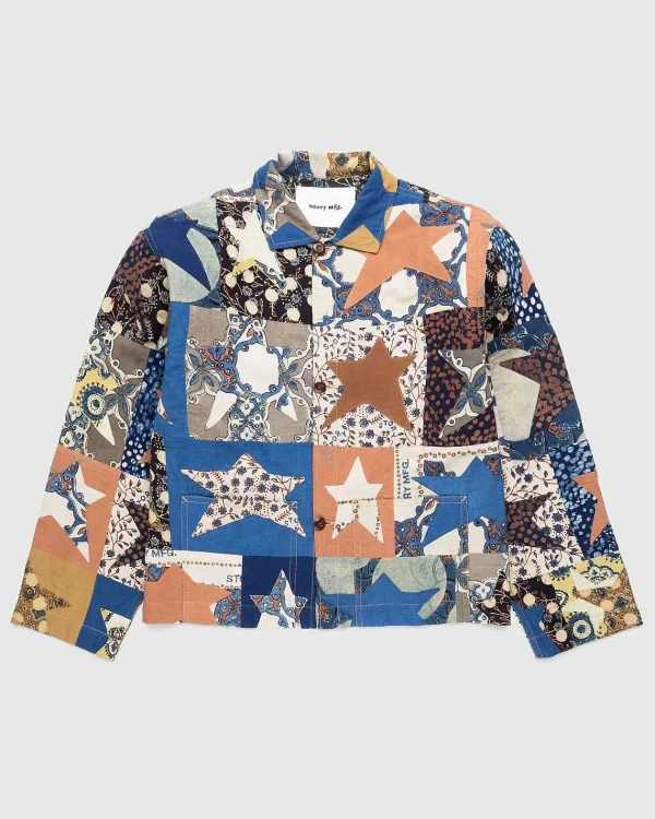 Overtøj>Story mfg. Short On Time Jacket Patchwork Multi