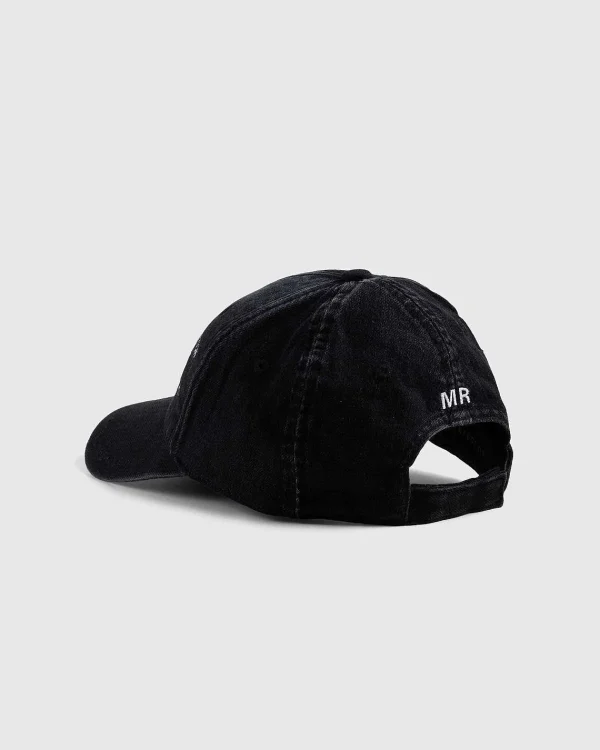 Hatte>Martine Rose Signature Cap Washed Black