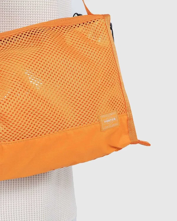 Tasker>Porter-Yoshida & Co. Skaerm Front Sidetaske Orange