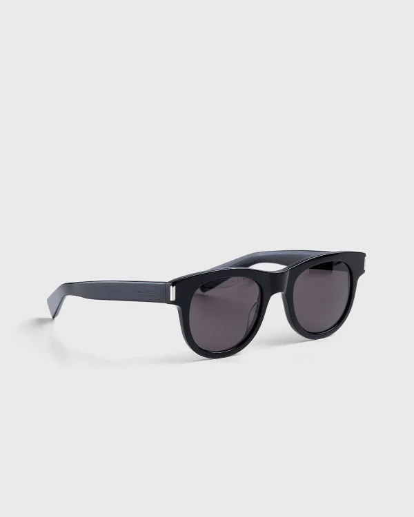 Solbriller>Saint Laurent Sl 571 Rundt Stel Solbriller Sort