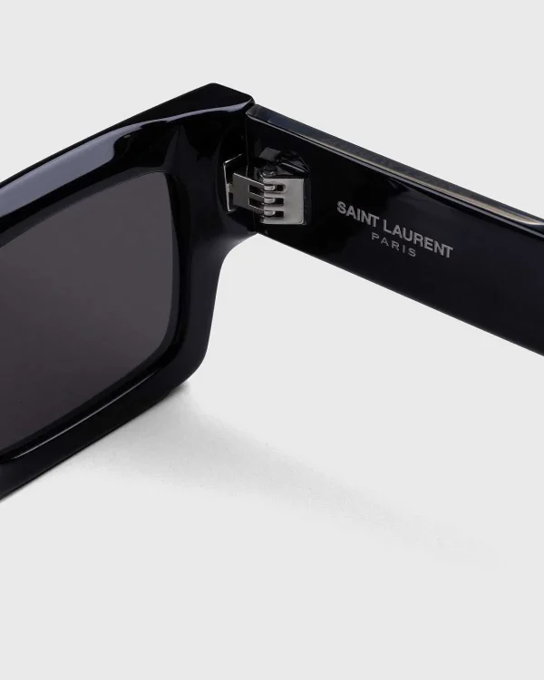 Solbriller>Saint Laurent Sl 572 Square Frame Solbriller Sort/Krystal