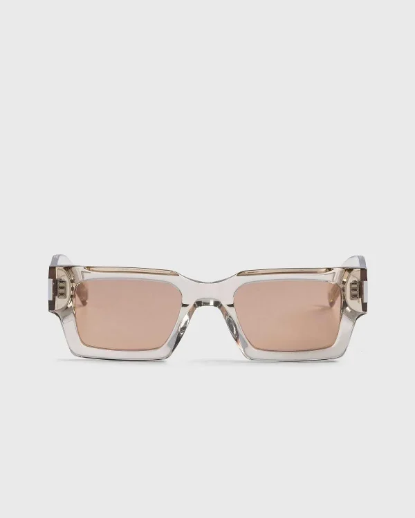 Solbriller>Saint Laurent Sl 572 Square Frame Solbriller Gul/Brun