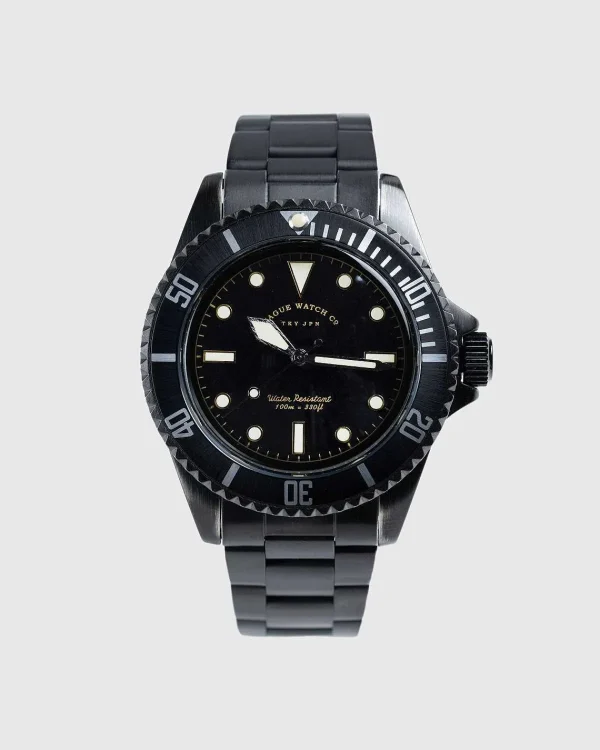 Ure>Vague Watch Co. Sort Sub Stal