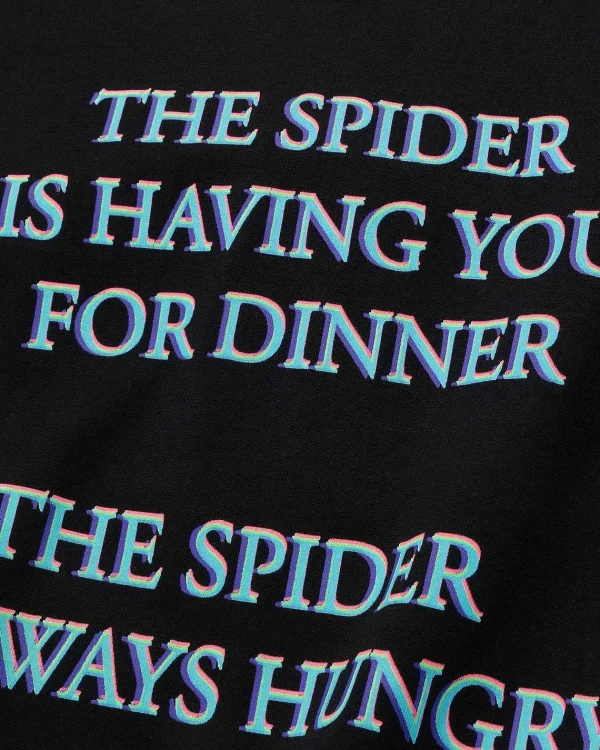 T-Shirts>Patta Spider T-Shirt Sort