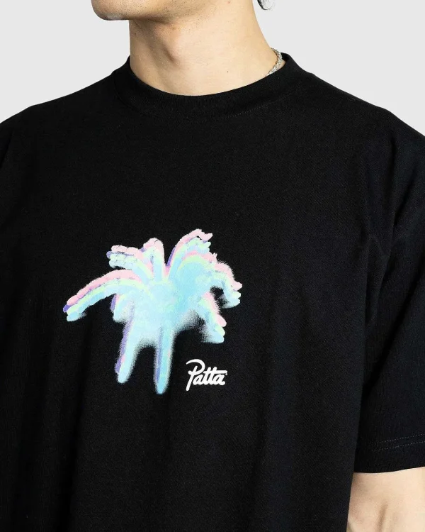 T-Shirts>Patta Spider T-Shirt Sort