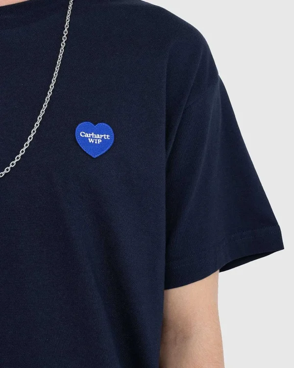 T-Shirts>Carhartt WIP S/S Heart Patch T-Shirt Bla