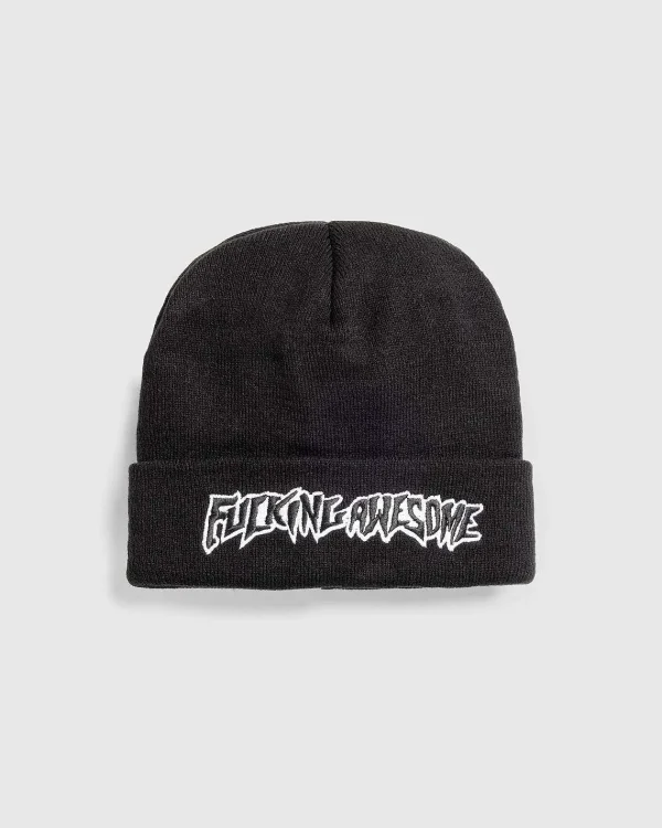 Vinter Tilbehør>Fucking Awesome Stamp Cuff Beanie Sort