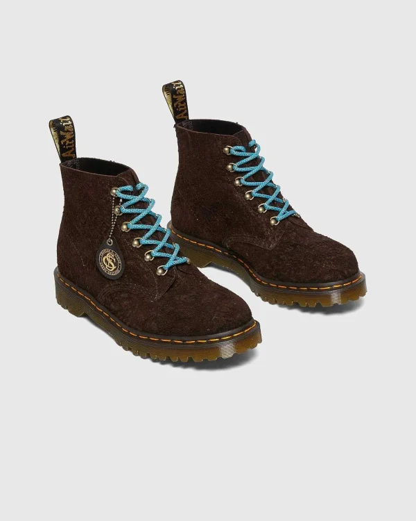 Støvler>Dr. Martens 101 Stovle Ruskind Morkebrun