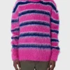 Strik>Marni Stribet Mohair Sweater Multi