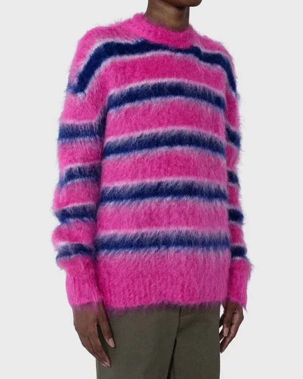 Strik>Marni Stribet Mohair Sweater Multi