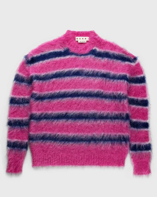 Strik>Marni Stribet Mohair Sweater Multi