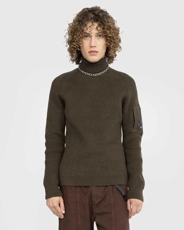 Strik>C.P. Company Strik Fisherman Jumper Ivy Green