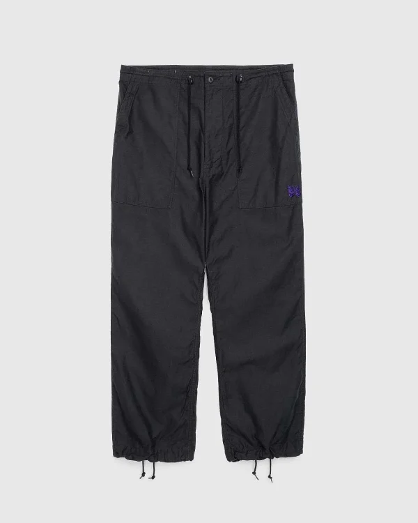 Bukser>Needles String Fatigue Pant Back Sateen Black